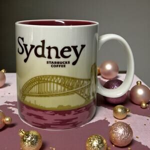 Starbucks Sydney Australia Global Icon Mug 2013 16oz Rare EUC